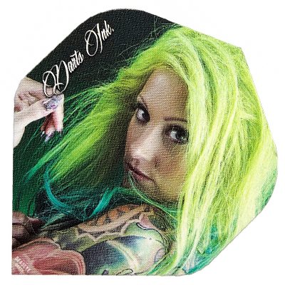 PLUME STANDARD FILLE CHEVEUX VERT