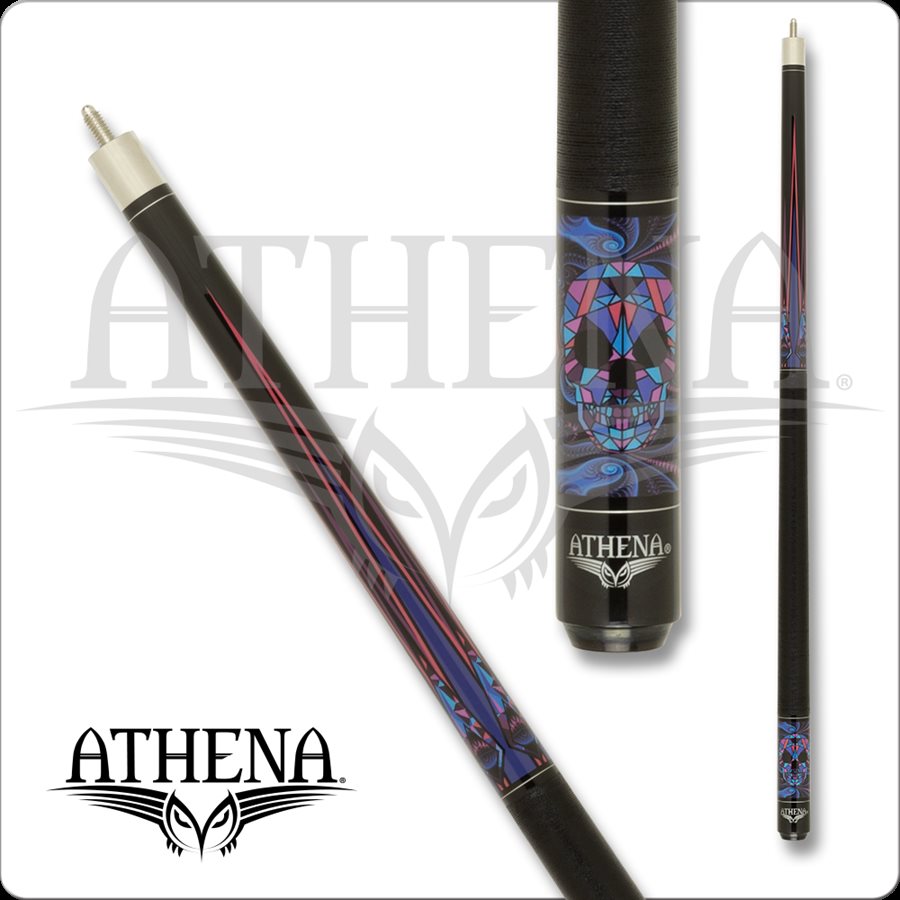 BAGUETTE ATHENA AVEC RALONGE BLEU SKULL KALELDOSCOPE