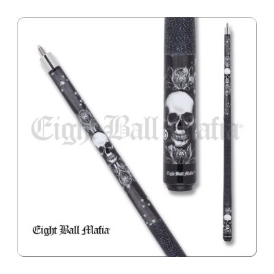 BAGUETTE ACTION SKULL W / 8 BALLS